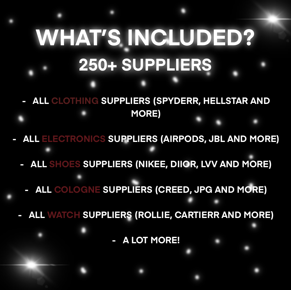 ALL SUPPLIERS BUNDLE